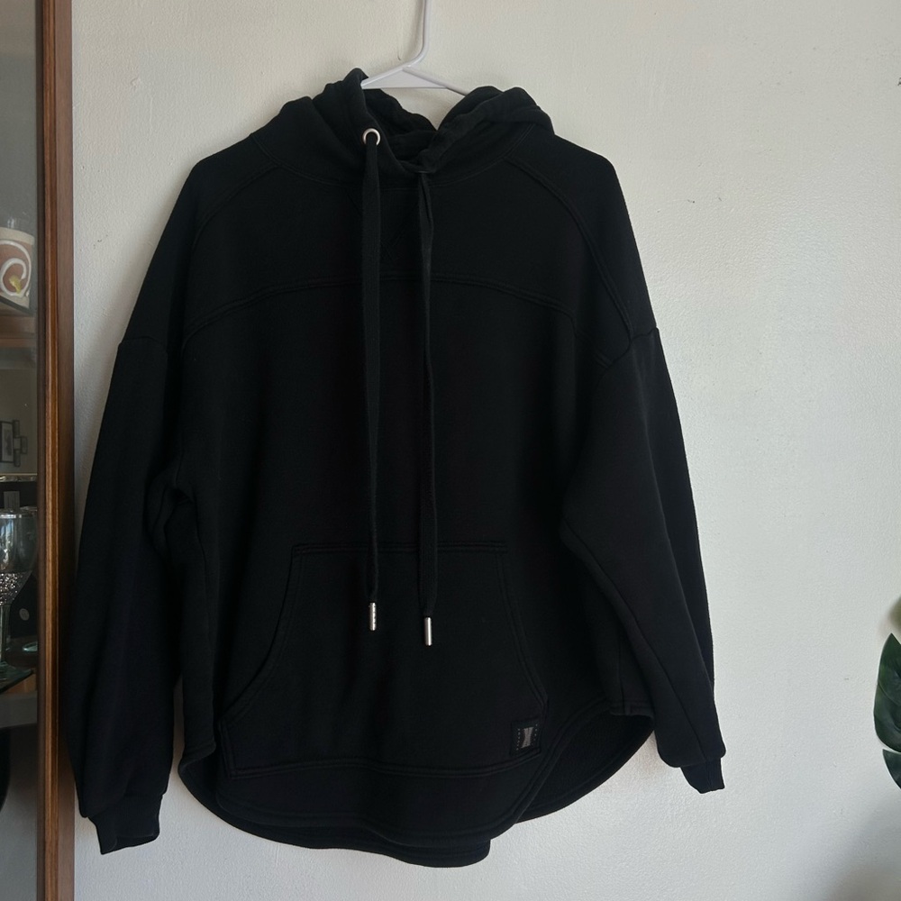 Black Hoodie With Drawstrings - image 1